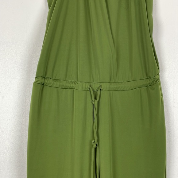 INC International Concepts sleeveless halter style drawstring waist jumpsuit SM - Picture 4 of 12